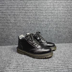 DR. MARTENS Boots Mens 8 M Black Harrisifeld Air Cushion Soles Leather